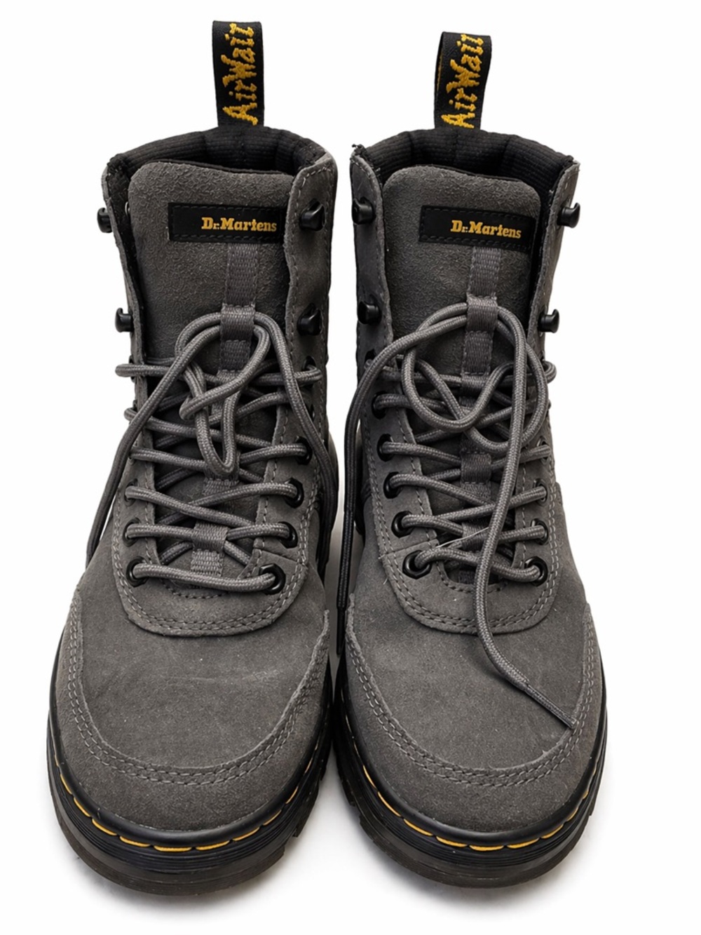 Dr. MartensGray Suede Combat Boots